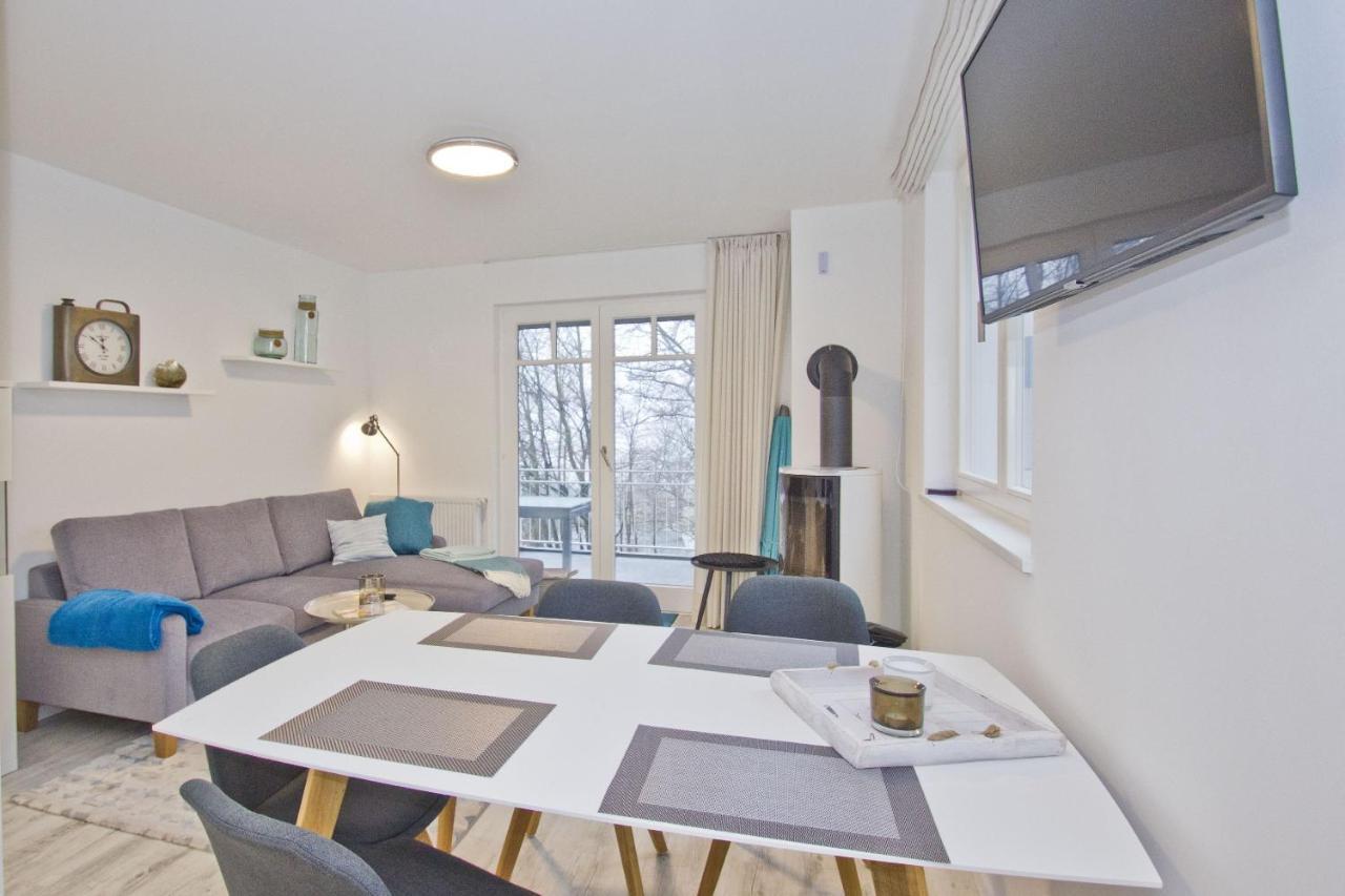 Ferienresidenz Zwei Bodden Fewo2-8 - Balkon, Sauna, Kamin Lietzow Exterior foto